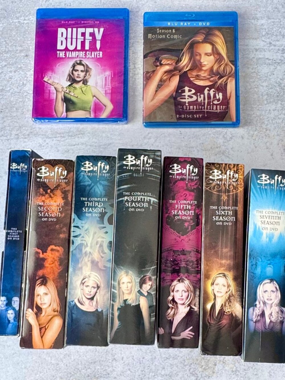 DVD Buffy Full Series Original Releases  - Blu-Ray Season 8 & Original Movie